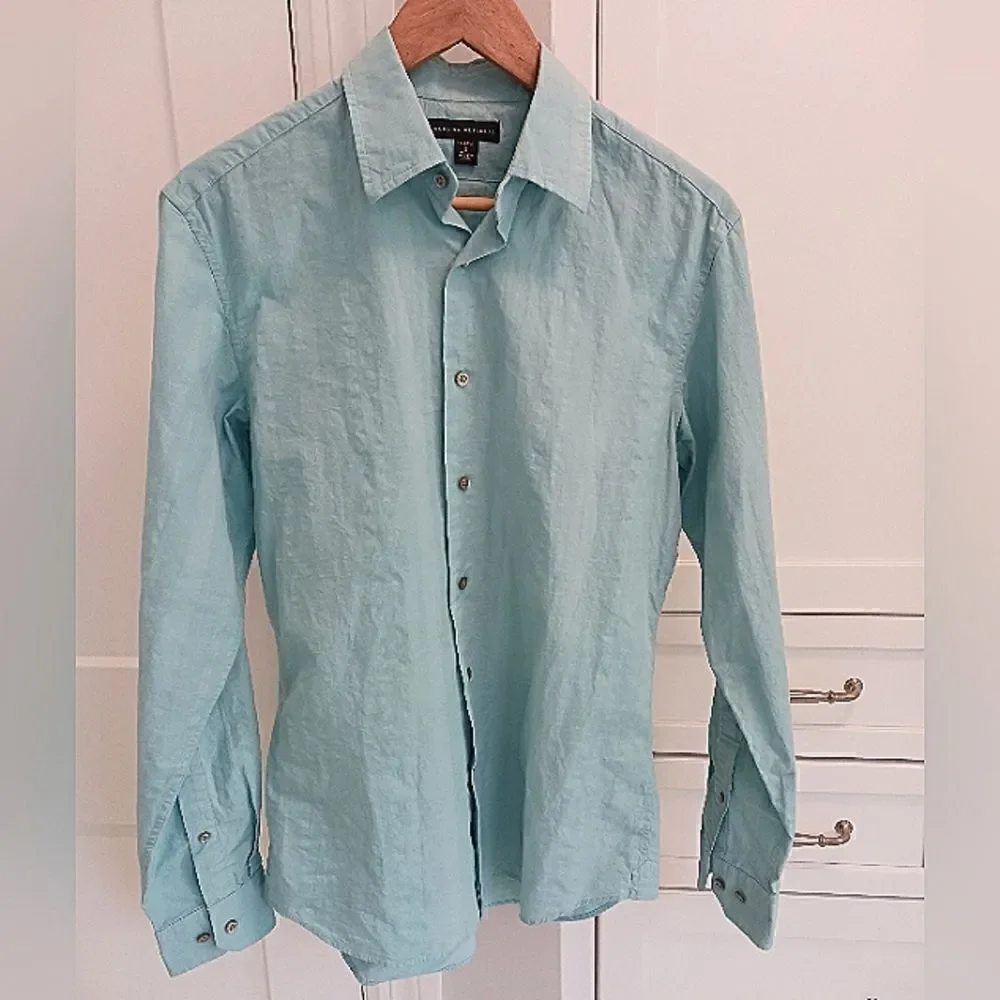 Mens Banana Republic Button Down Shirt Cotton